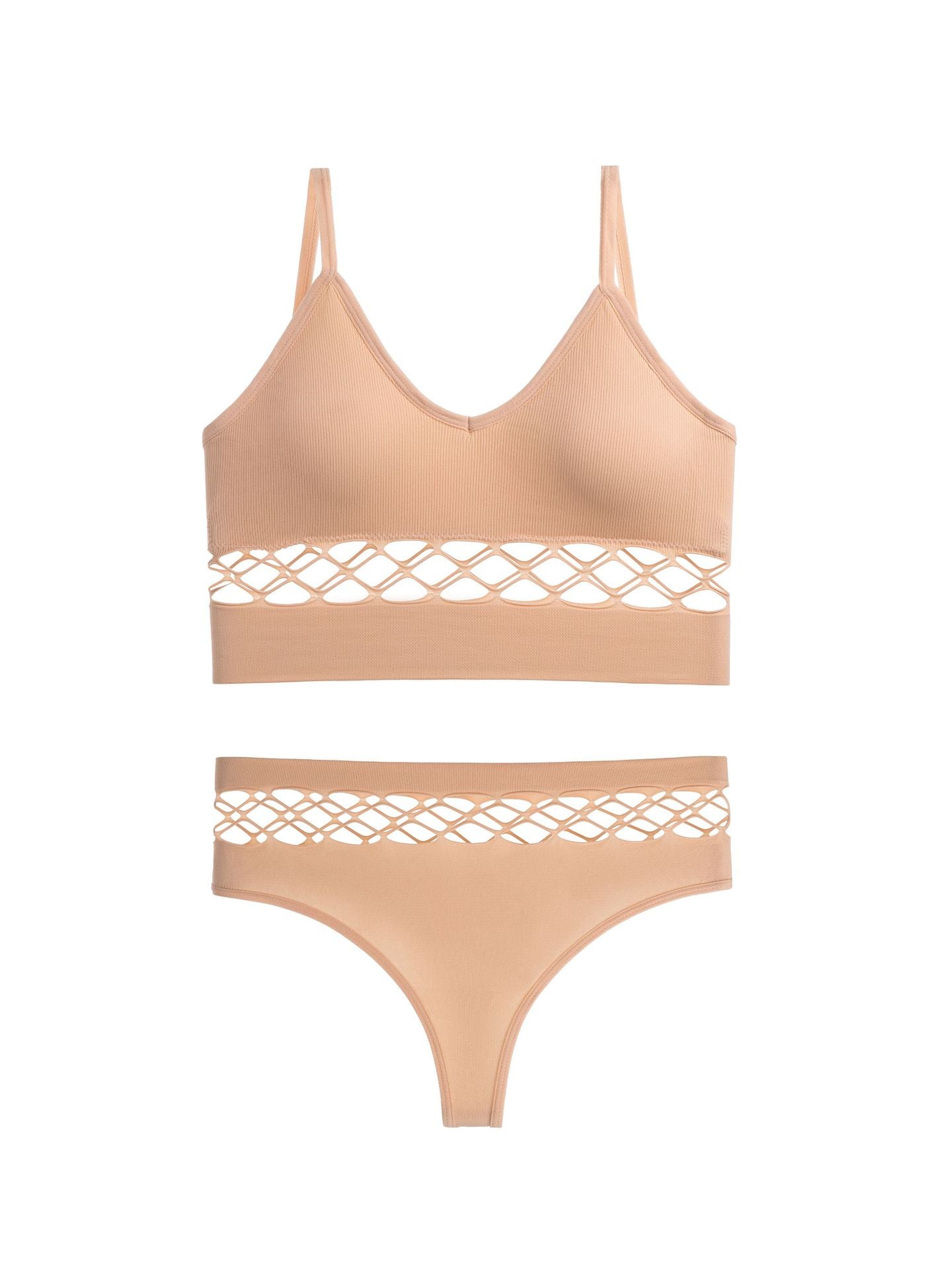 Thin Wire-Free Bra Sports Camisole Set
