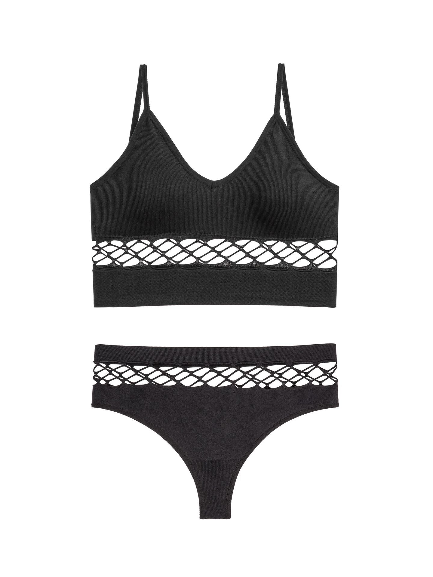 Thin Wire-Free Bra Sports Camisole Set