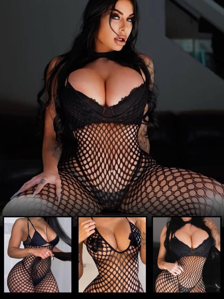 Fishnet Bodystocking Crotchless Bodysuit Sexy Tights Soft Lingerie
