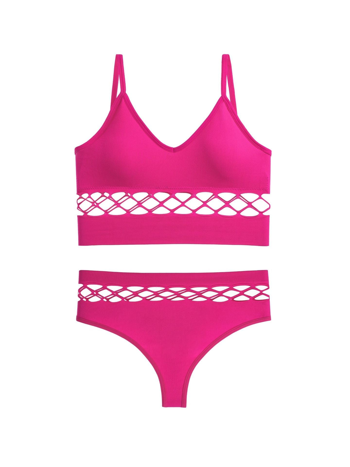 Thin Wire-Free Bra Sports Camisole Set