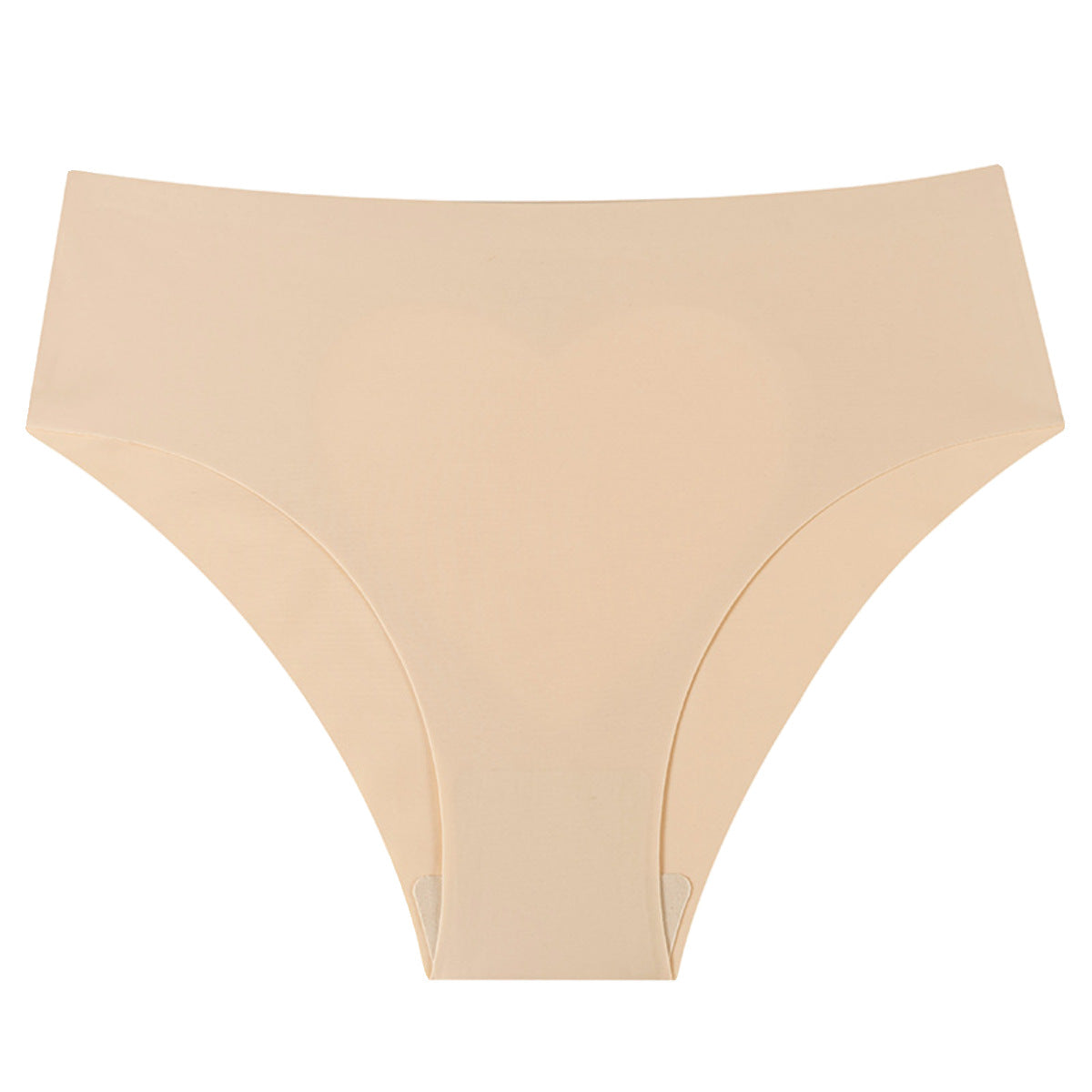 Ice Silk Seamless Mid-Waist Invisible Hollow Heart Briefs