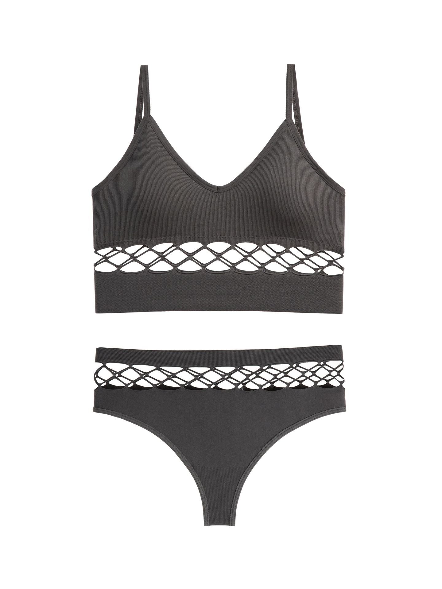 Thin Wire-Free Bra Sports Camisole Set