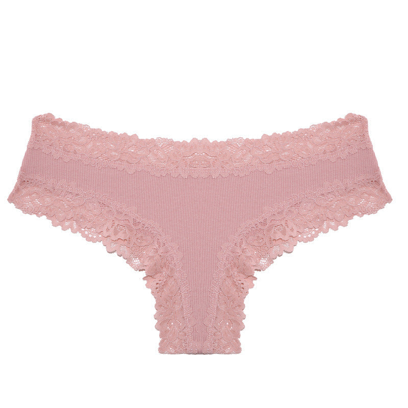 Comfortable Sexy Mid-Rise Ribbed Cotton Briefs 6 Pack
