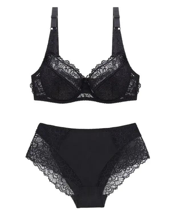 Plus Size Lace Lingerie Set