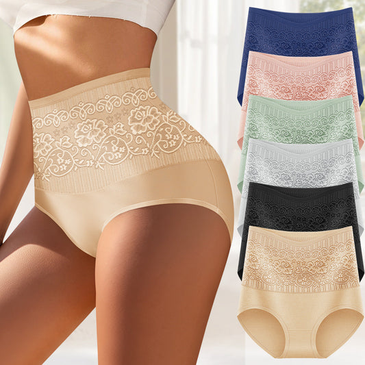 High Waist Plus Size Tummy Control Butt lift Body Shaping Cotton Panties